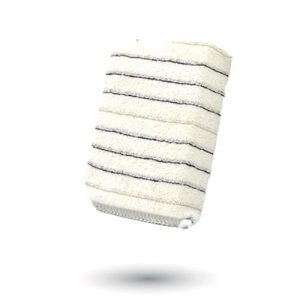 A SM Arnold Aplicador para cera y pulimento, blanco – toalla grande sobre fondo blanco.