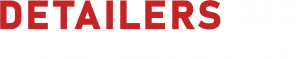 El logo para detallistas sobre un fondo blanco.