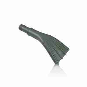 Una Manita para aspiradora de plástico verde 1.5" - GRIS sobre una superficie blanca, perfecta para manita o para usar con accesorios para aspirado.
