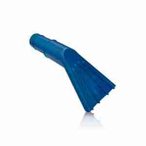 Una manita para aspiradora 2.0" - AZUL de plástico sobre una superficie blanca.