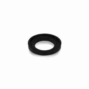 Un anillo de plástico negro sobre fondo blanco con MYTEE Empaque de Motor - HP60.