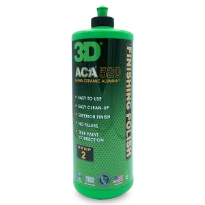 Una botella de esmalte 3d ac200 sobre un fondo blanco.