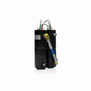 Un CALENTON 1200W HP60/HP120 negro con cables conectados.